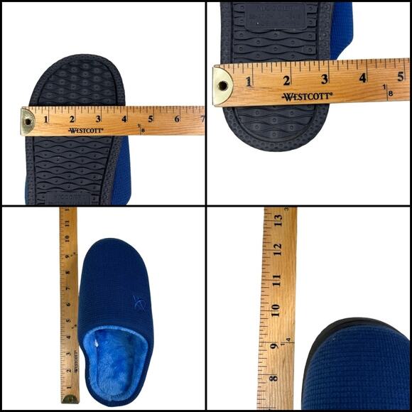 Hicooer Cozy House Shoes Slippers 36-37 CH 4-24-5 Blue Slip On Soft Fuzzy Furry - Picture 11 of 11